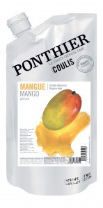 Chilled fruit coulis 1kg Mango ponthier