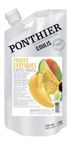 Chilled fruit coulis 1kg Exotic Fruits ponthier