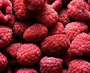 IQF Frozen fruit Mecker Raspberries ponthier