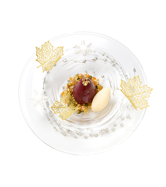 Ponthier - Poached pear with sweet spices