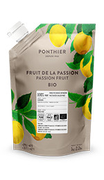 Chilled fruit purees 1kgOrganic Flavicarpa Passion Fruit 100% ponthier