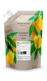 Chilled fruit purees 1kgOrganic Alphonso Mango 100% ponthier
