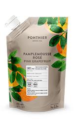 Chilled fruit purees 1kgPink Grapefruit 100% ponthier