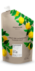 Purées de fruit réfrigérées 2,5kg Fruit de la Passion Flavicarpa ponthier