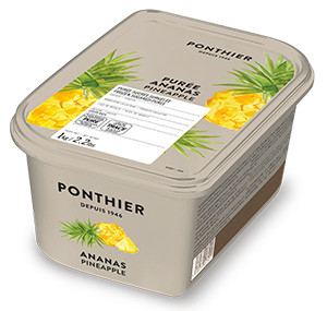 Gefrorene Fruchtpürees 1kg Ananas ponthier