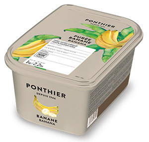 Gefrorene Fruchtpürees 1kg Banane ponthier