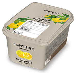 Gefrorene Fruchtpürees 1kg Bergamotte 100% ponthier