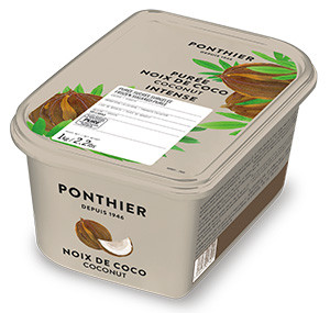 Gefrorene Fruchtpürees 1kg Kokosnuss (Intense) ponthier