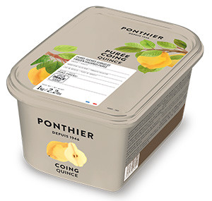 Gefrorene Fruchtpürees 1kg Wildwachsende Quitte ponthier