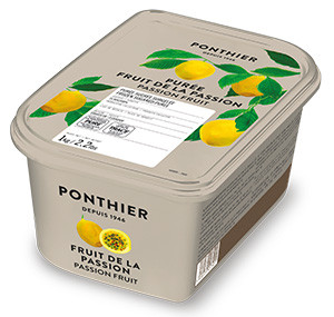 Gefrorene Fruchtpürees 1kg Passionsfrucht Flavicarpa ponthier