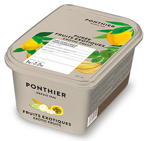 Gefrorene Fruchtpürees 1kg Exotische Früchte ponthier