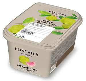 Gefrorene Fruchtpürees 1kg Rosafarbene Guave ponthier