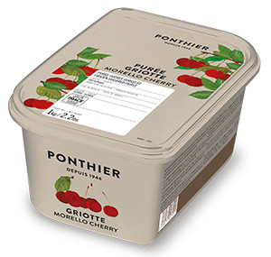 Gefrorene Fruchtpürees 1kg Sauerkirsche Oblacinska ponthier