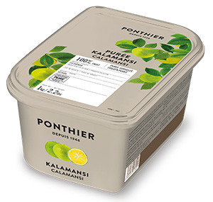 Gefrorene Fruchtpürees 1kg Kalamansi Calamondin 100% ponthier