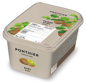 Gefrorene Fruchtpürees 1kg Kiwi aus Adour (g.g.A) 100% ponthier