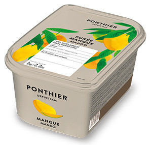 Gefrorene Fruchtpürees 1kg Mango Alphonso ponthier