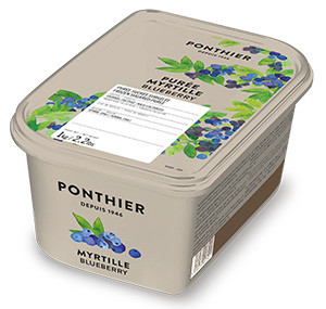 Gefrorene Fruchtpürees 1kg Wild, Kultiviert Heidelbeere ponthier