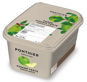 Gefrorene Fruchtpürees 1kg Grüner Apfel Granny Smith ponthier